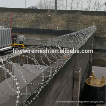 Sharp blade razor barbed wire from factory barbed razor concertina wire